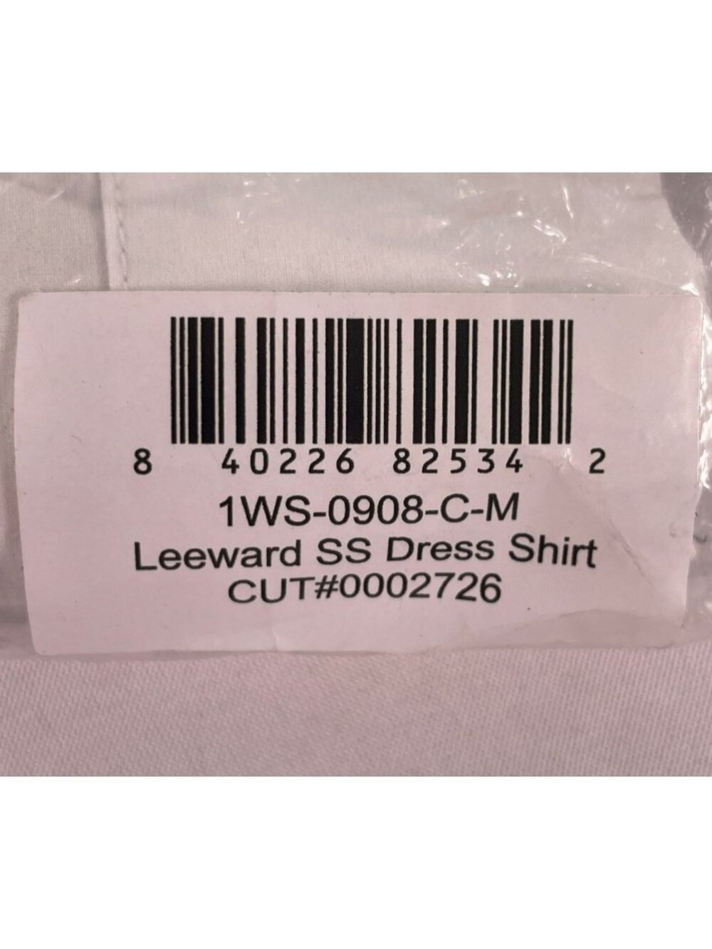 Mizzen + Main Leeward Short Sleeve White Dress Shirt Classic Fit Men's Sz M NEW - Picture 9 of 9